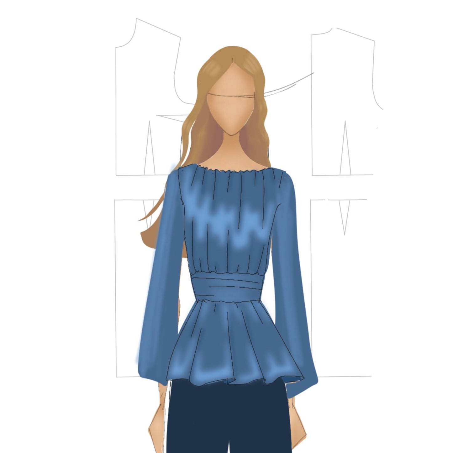 Patrón de Blusa ABRIL 2025