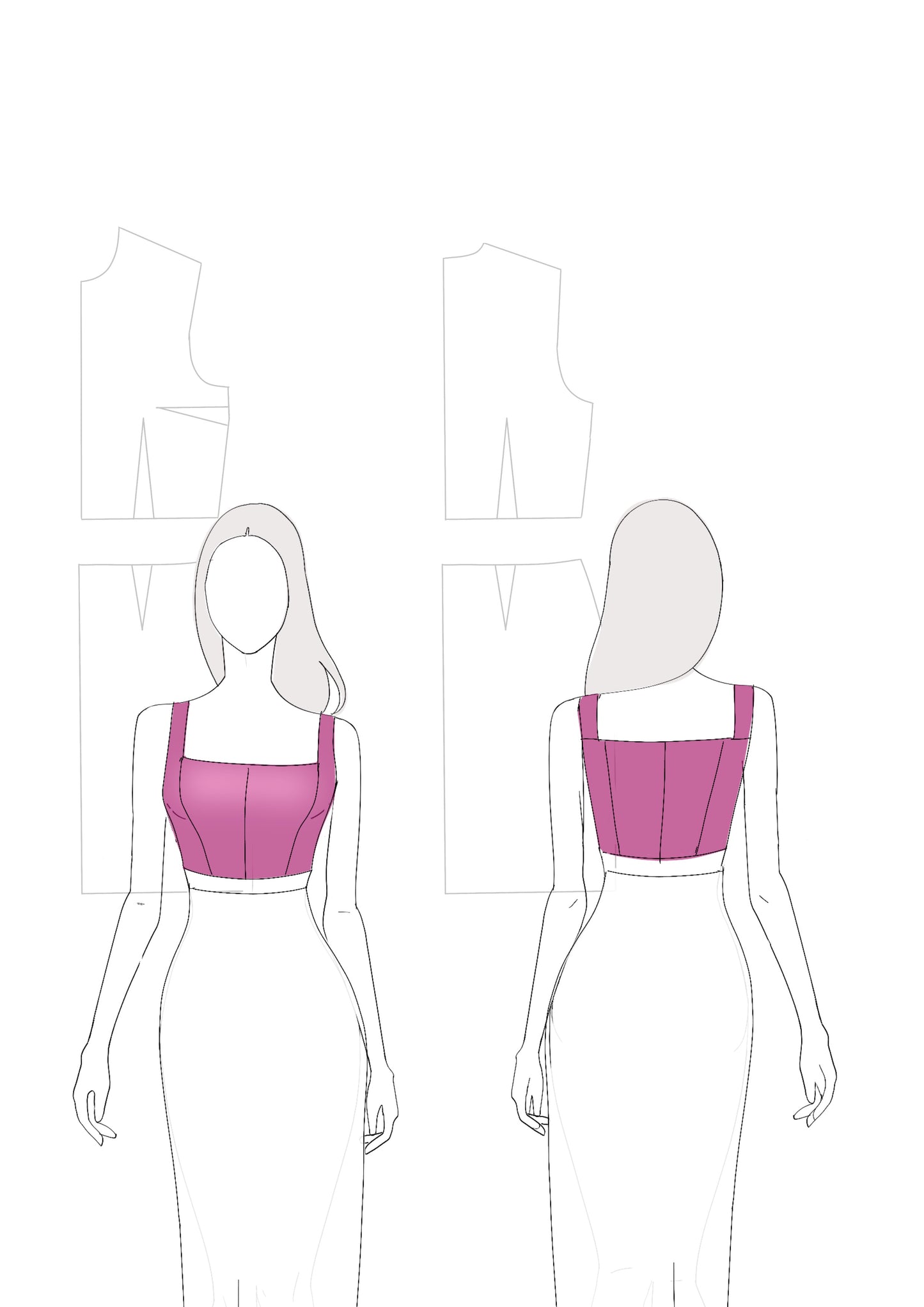 Patrón de Corset