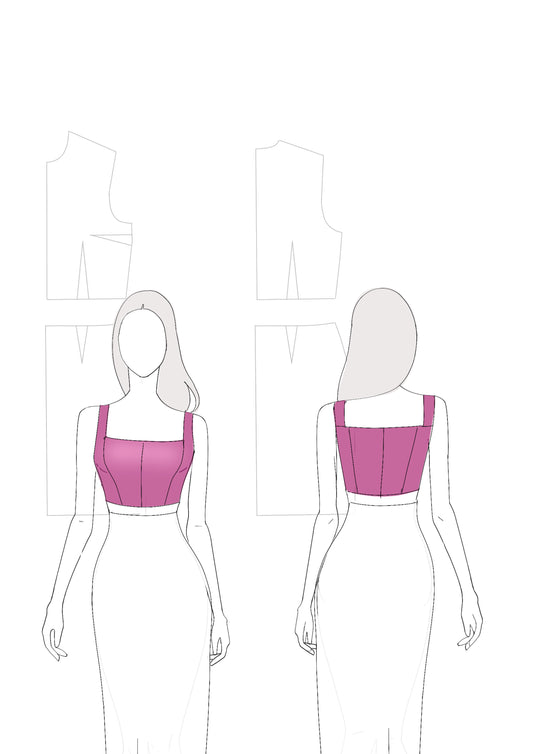 Patrón de Corset